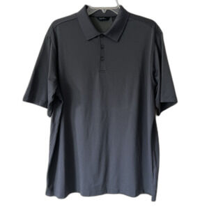 sz L Mens Gray Short Sleeve Polo Golf Shirt by Walter Hagen - mint